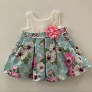 Youngland Baby Girl 3-6 Months Floral Party Dress